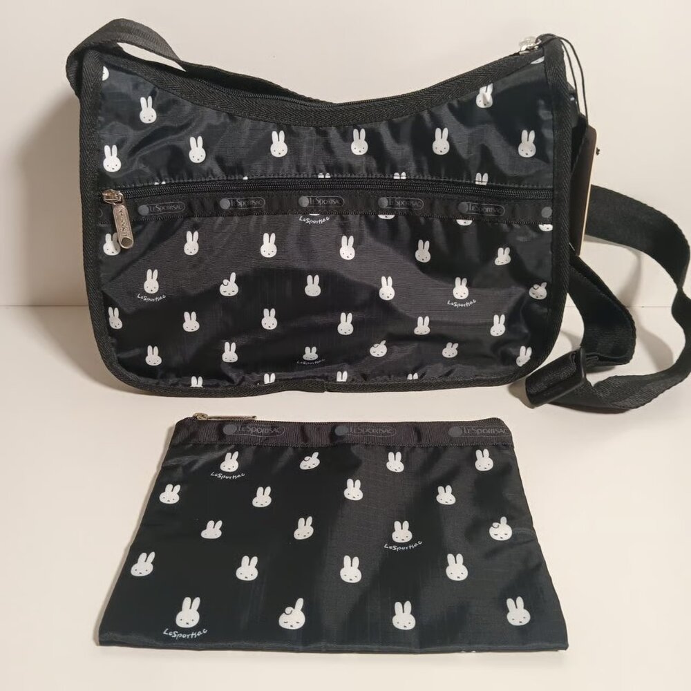 Lesportsac Miffy Classic Hobo Crossbody Black